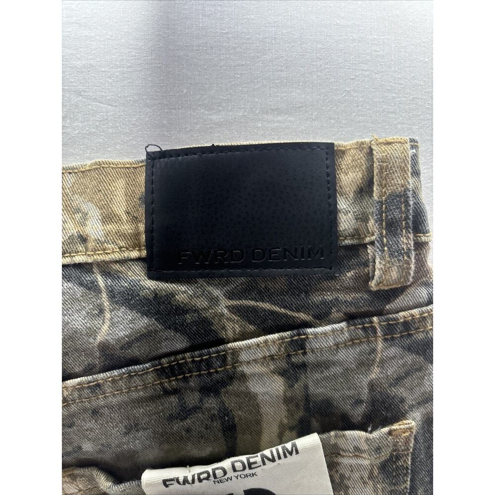 Fwrd Denim Cargo Camo Jeans Size 32x36 Men’s Fit 3 Stacked CLEAN - Picture 8 of 9